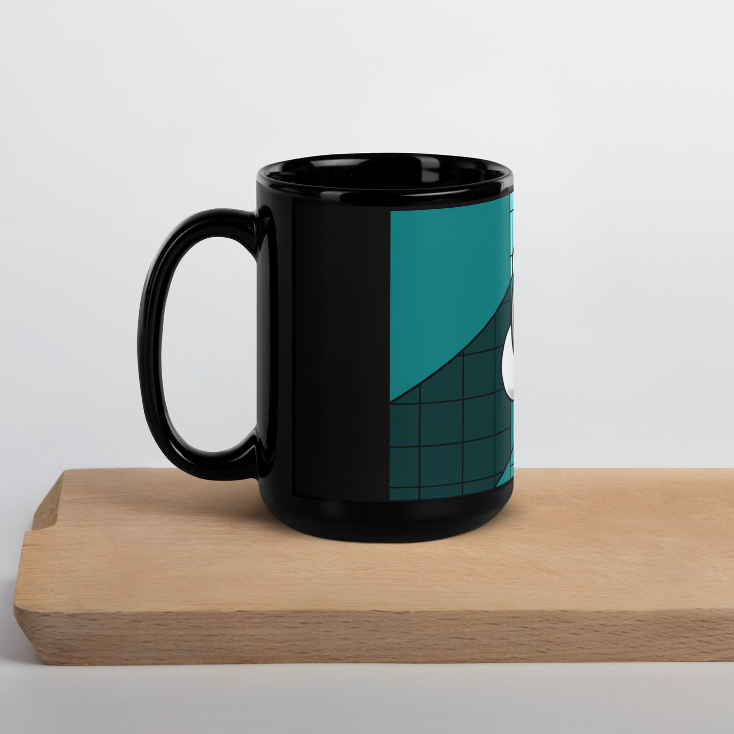 Carbon Black Glossy Mug