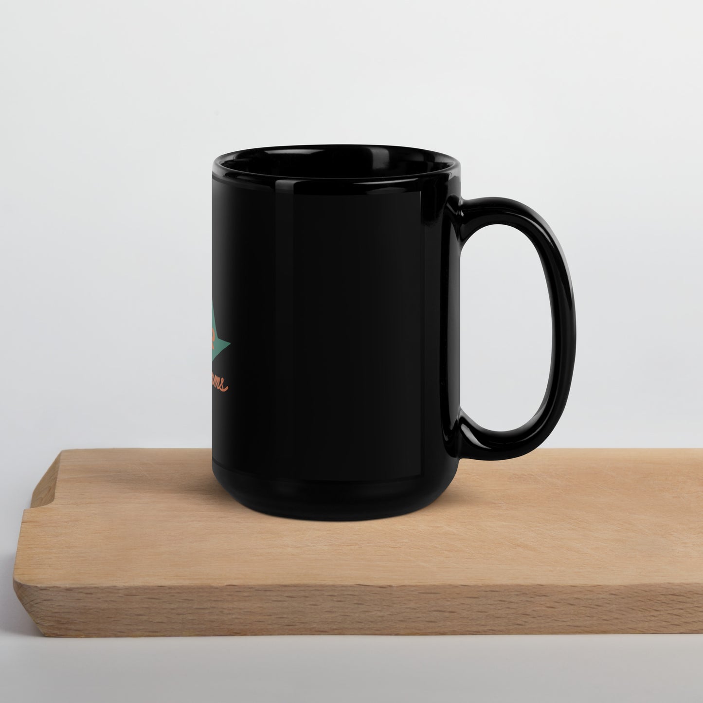 Forever Strong Farms Black Glossy Mug