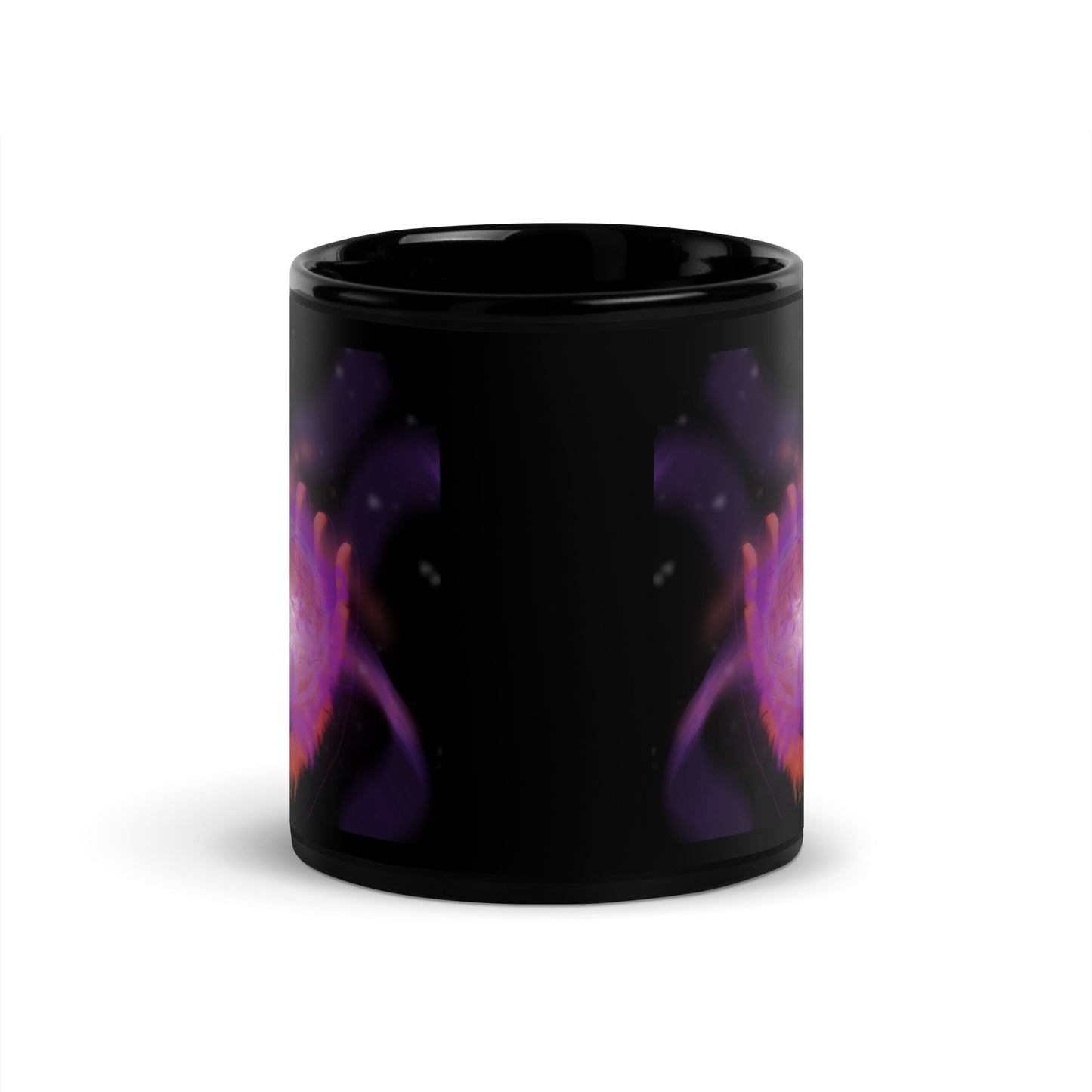 Energy Conversion Black Glossy Mug