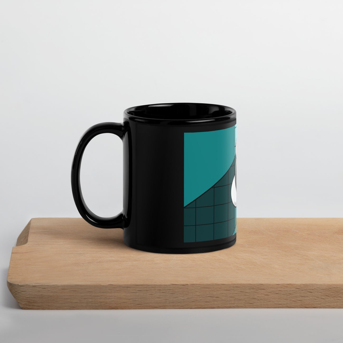 Carbon Black Glossy Mug