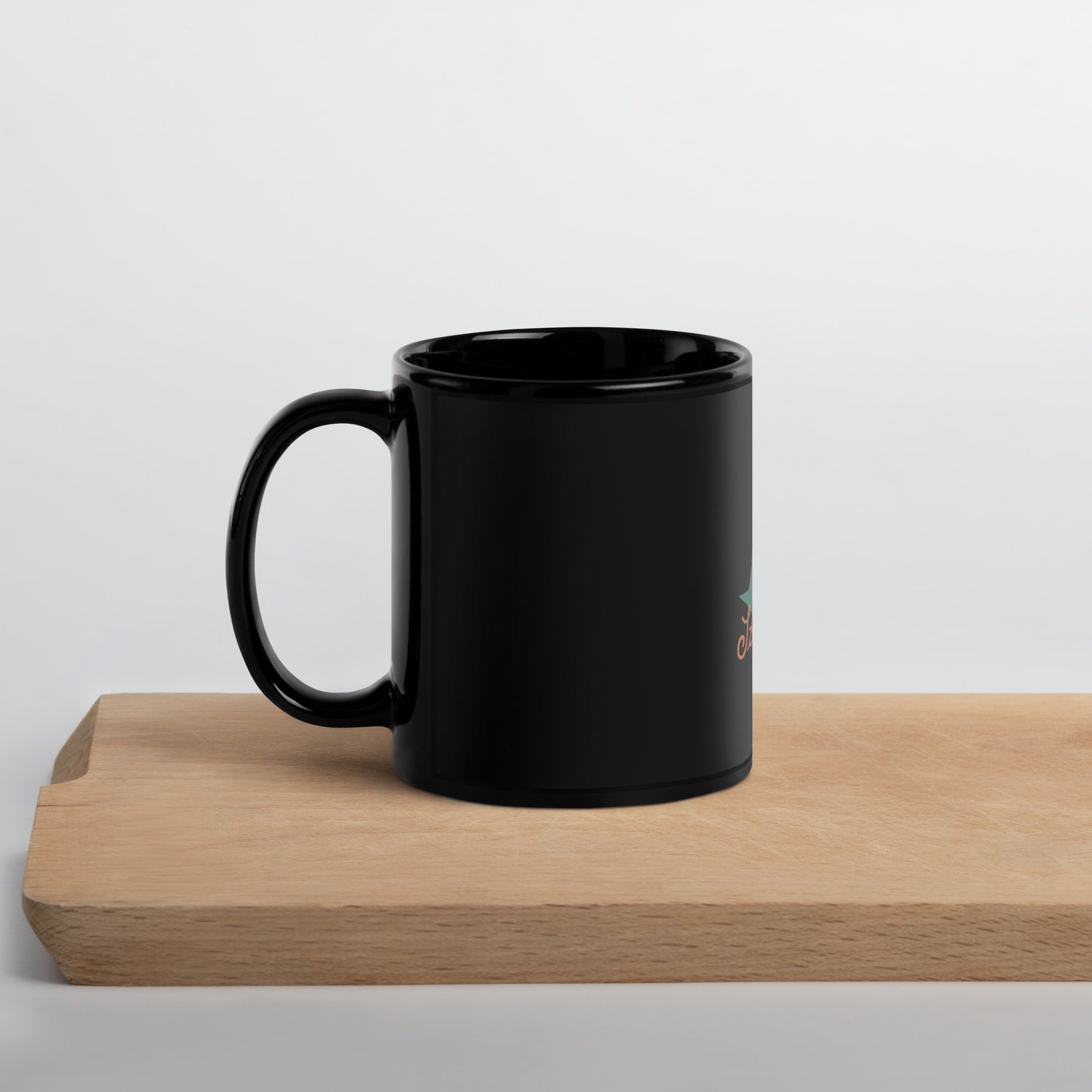 Forever Strong Farms Black Glossy Mug