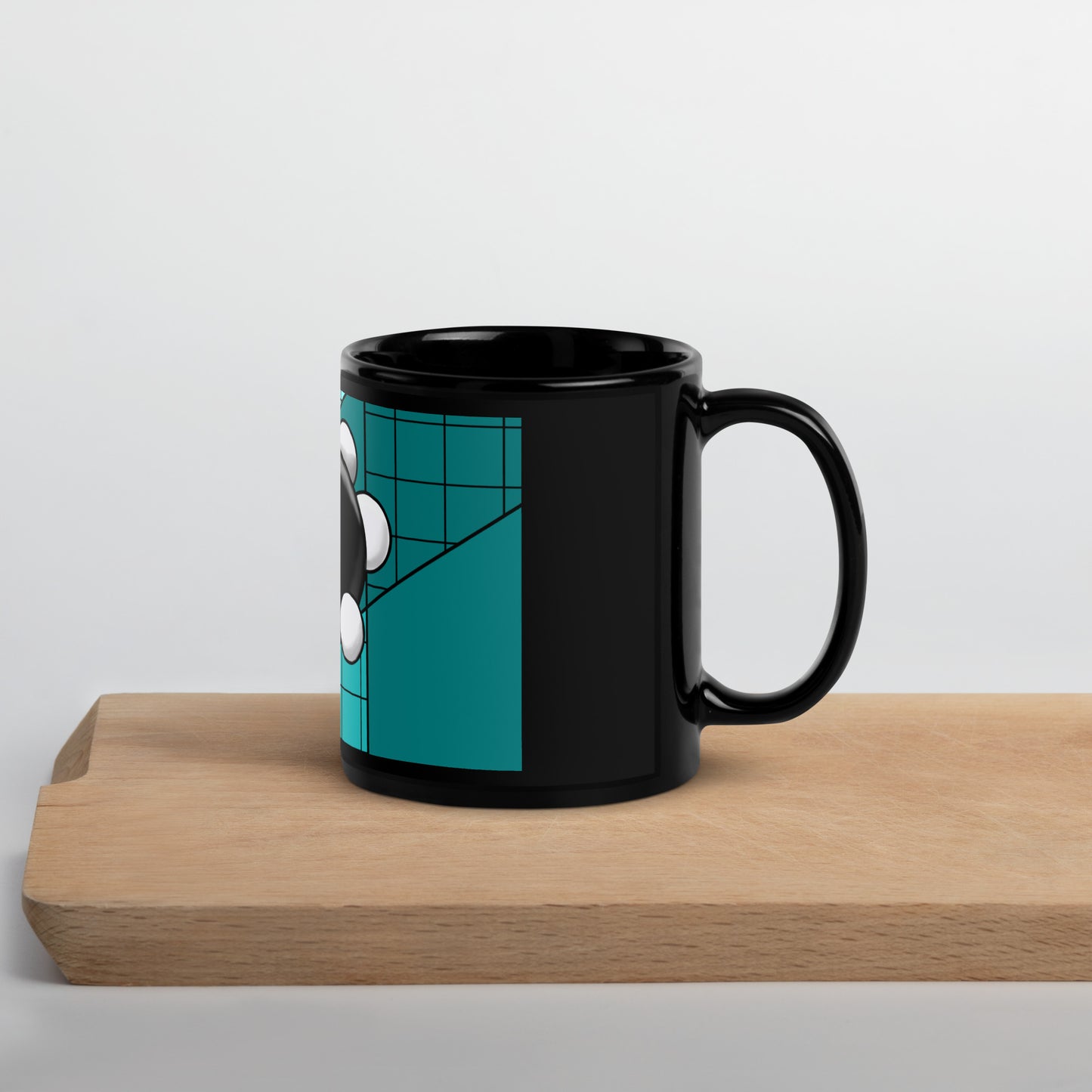 Carbon Black Glossy Mug