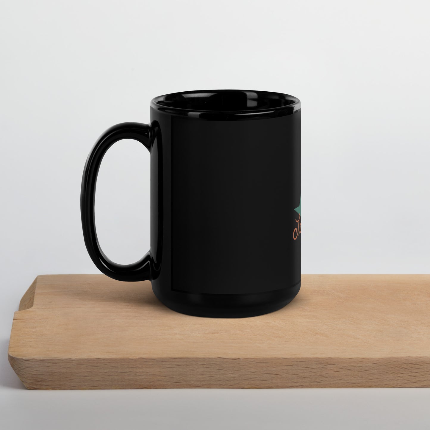 Forever Strong Farms Black Glossy Mug