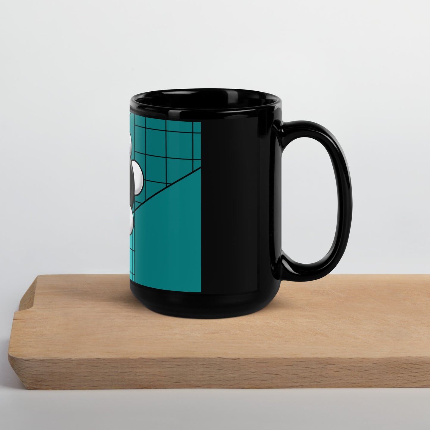 Carbon Black Glossy Mug