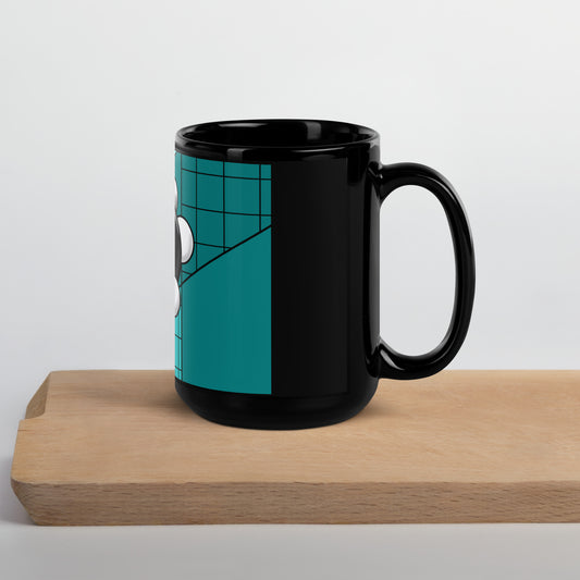Carbon Black Glossy Mug
