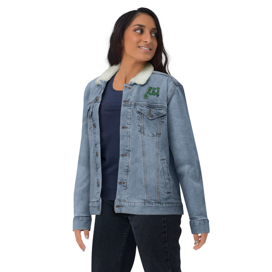 BCG logo 2 Unisex denim sherpa jacket