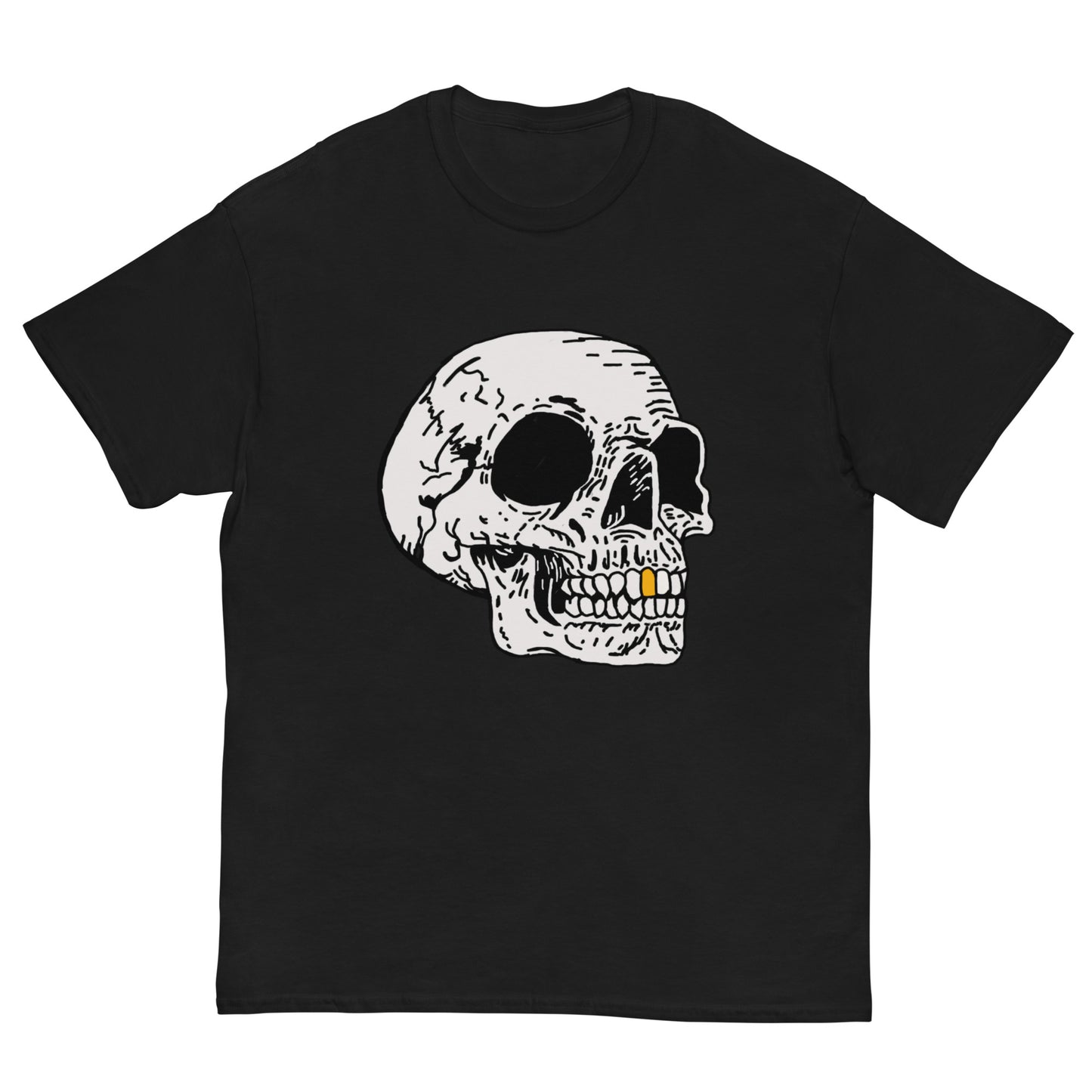 Gold tooth Skull Men's classic tee