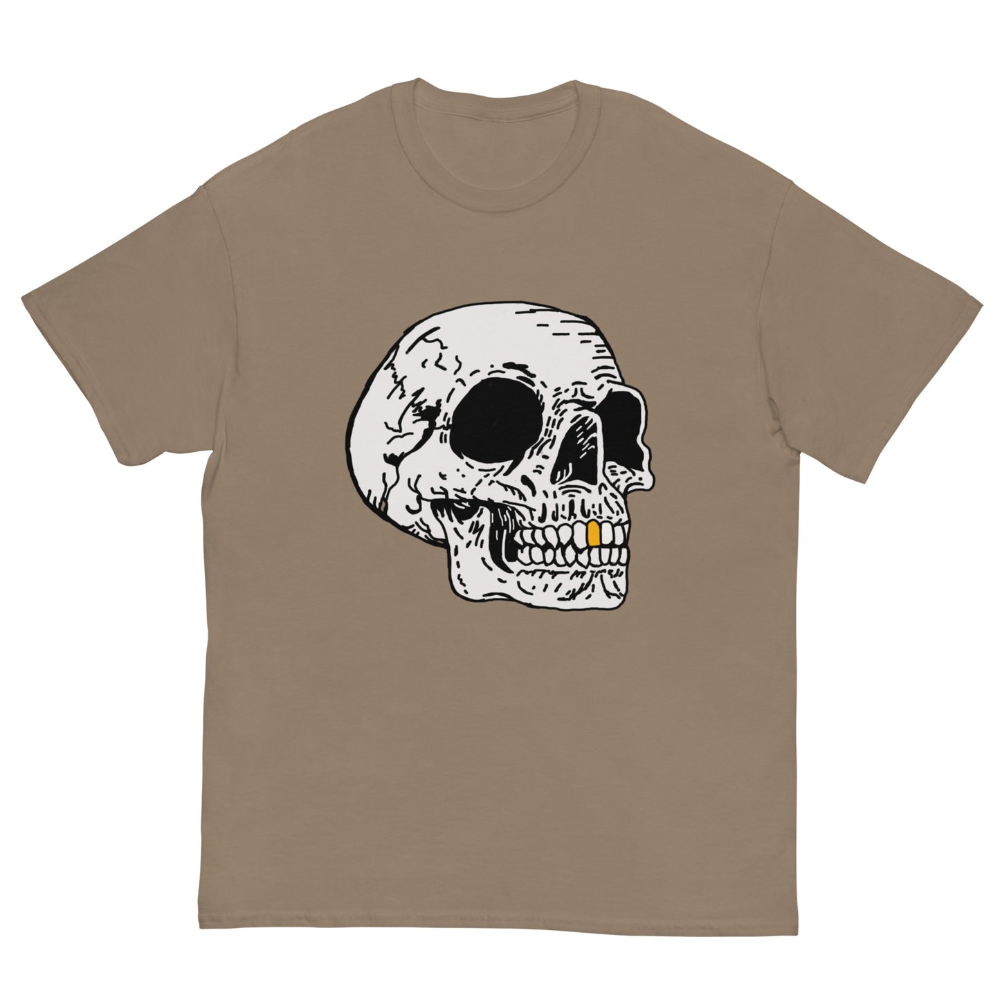 Gold tooth Skull Men's classic tee
