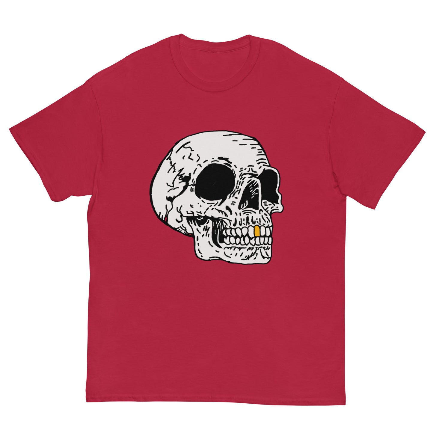 Gold tooth Skull Men's classic tee