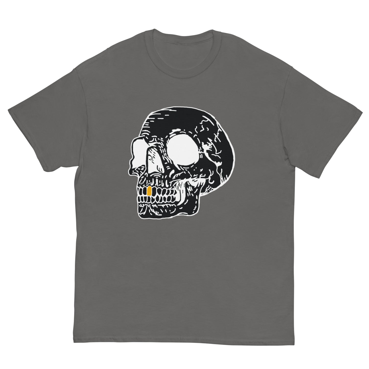 Inverted Gold Tooth Skull Men's classic tee