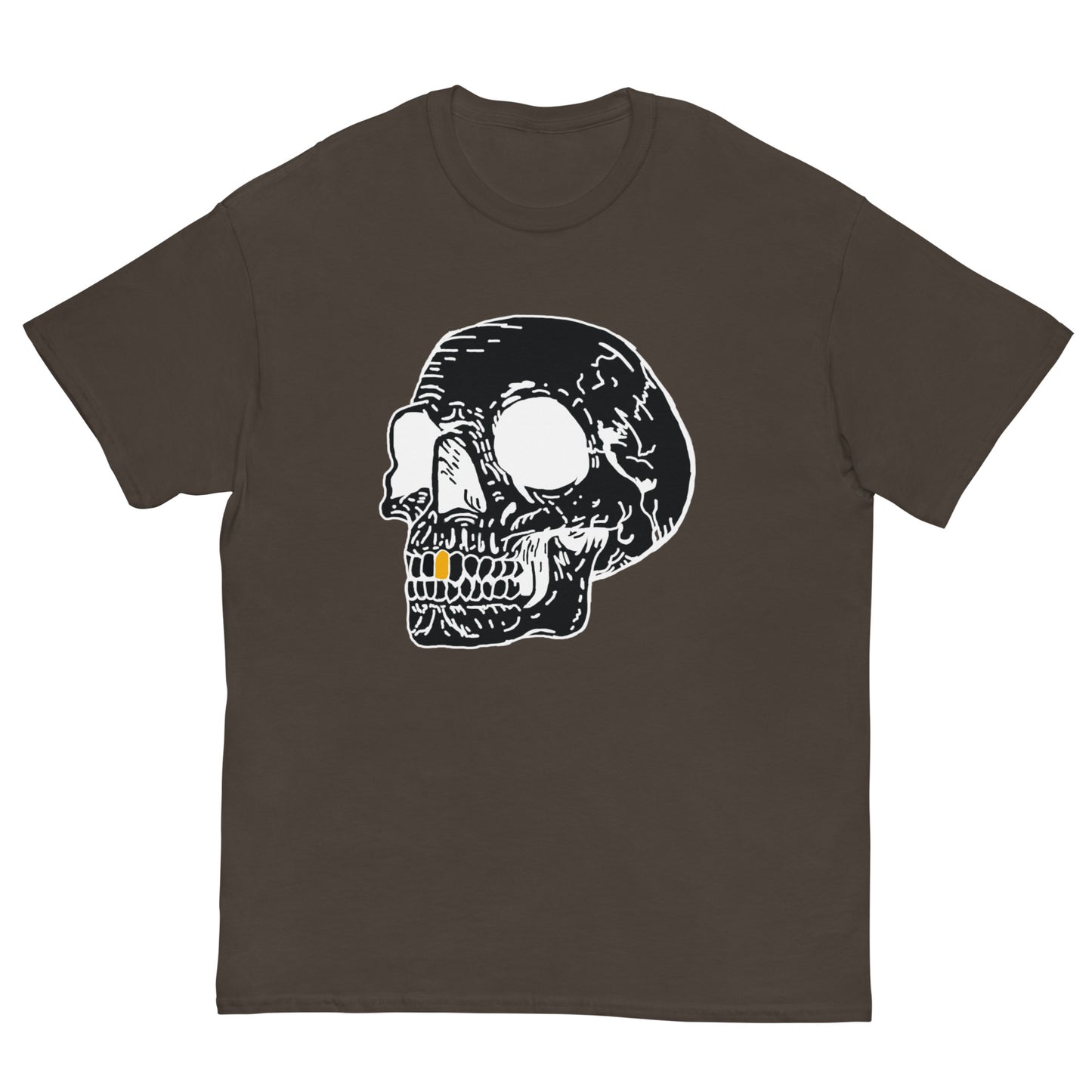 Inverted Gold Tooth Skull Men's classic tee