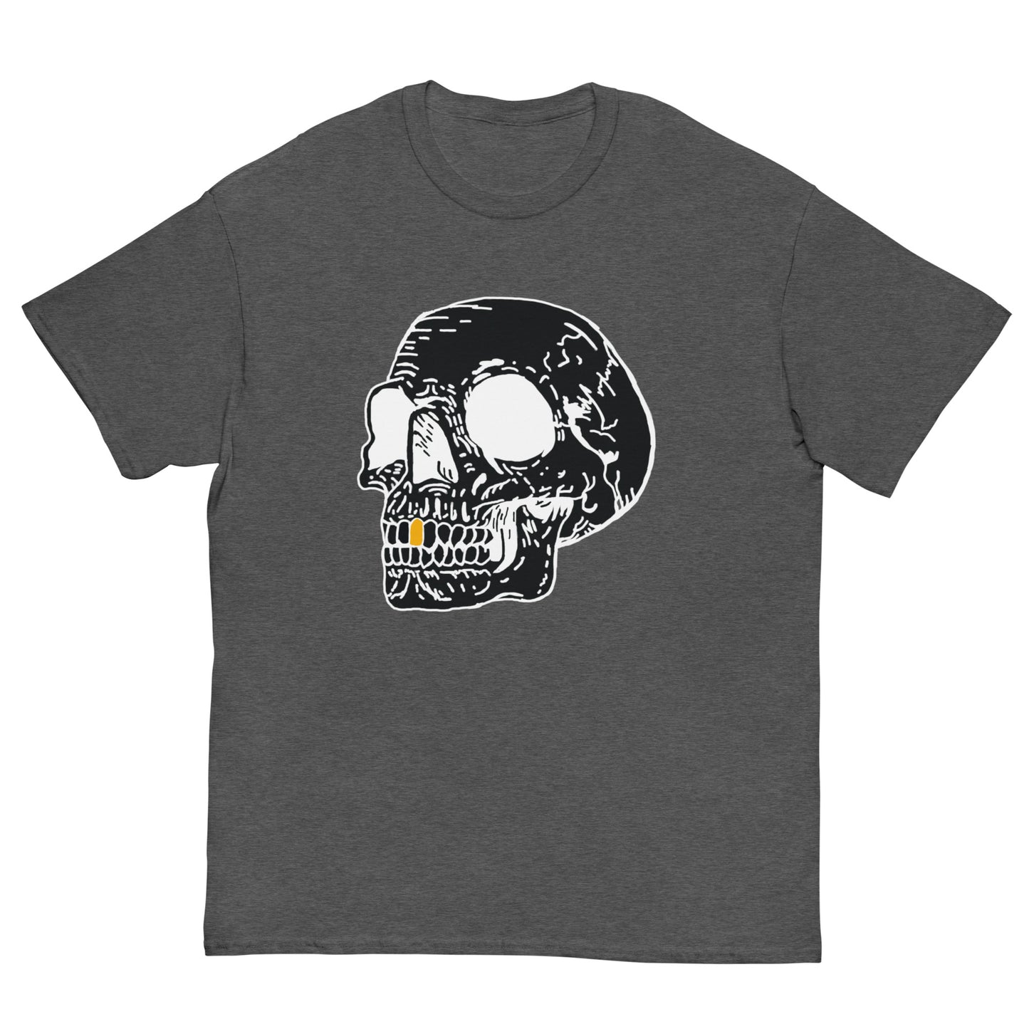 Inverted Gold Tooth Skull Men's classic tee