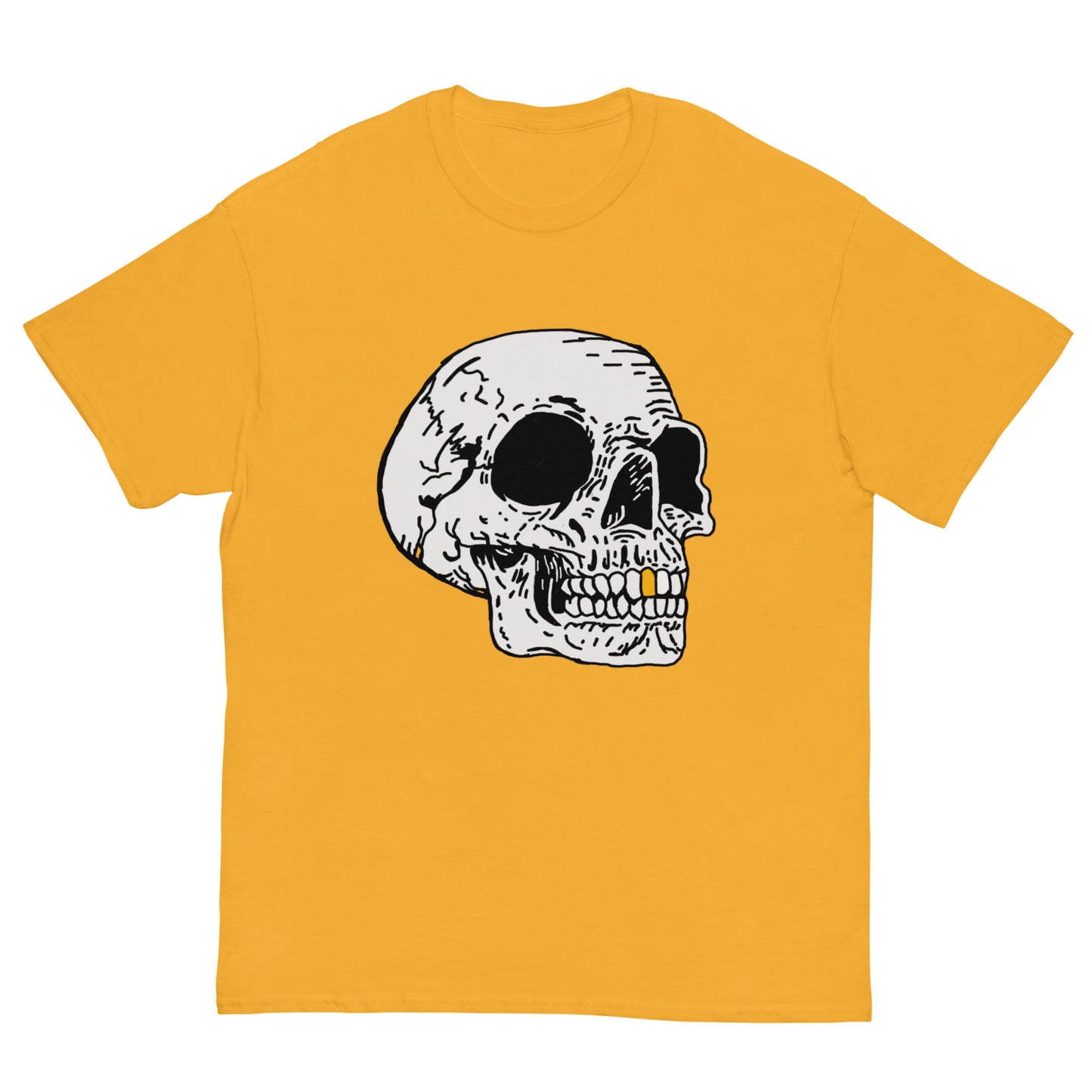 Gold tooth Skull Men's classic tee