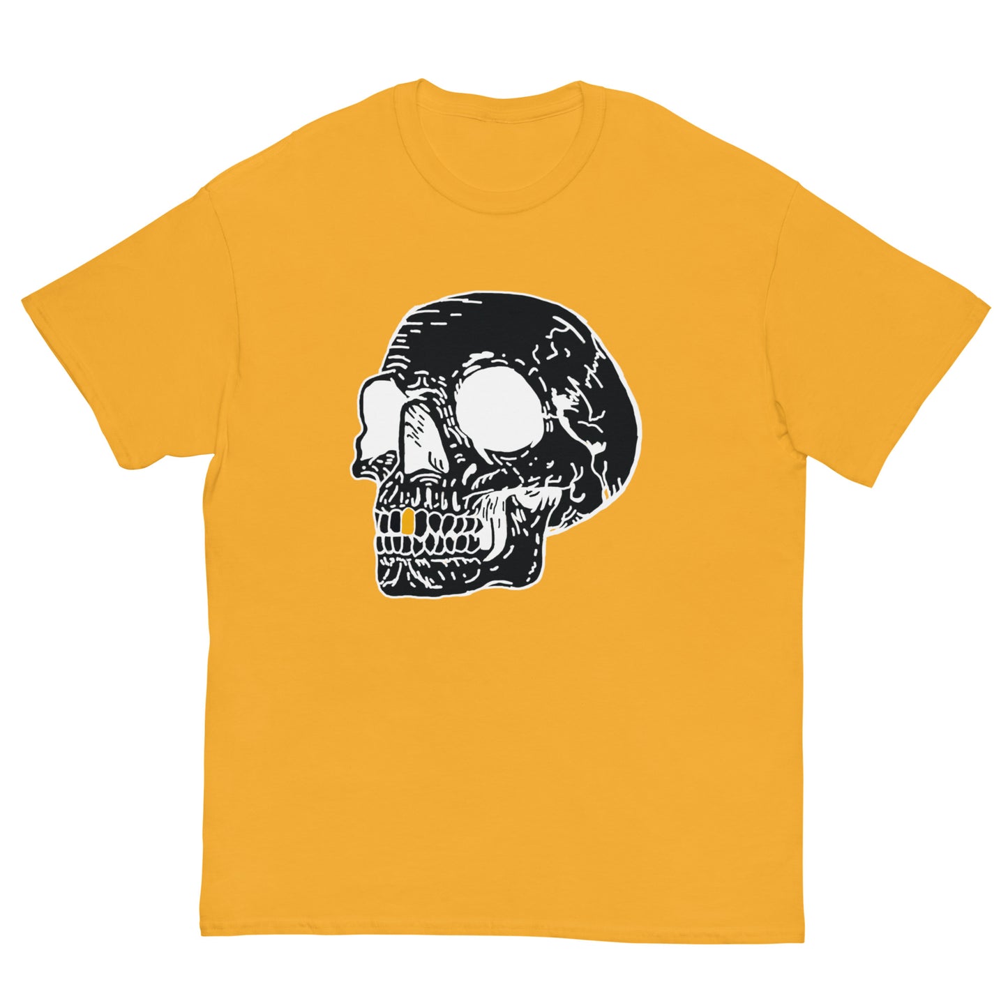 Inverted Gold Tooth Skull Men's classic tee