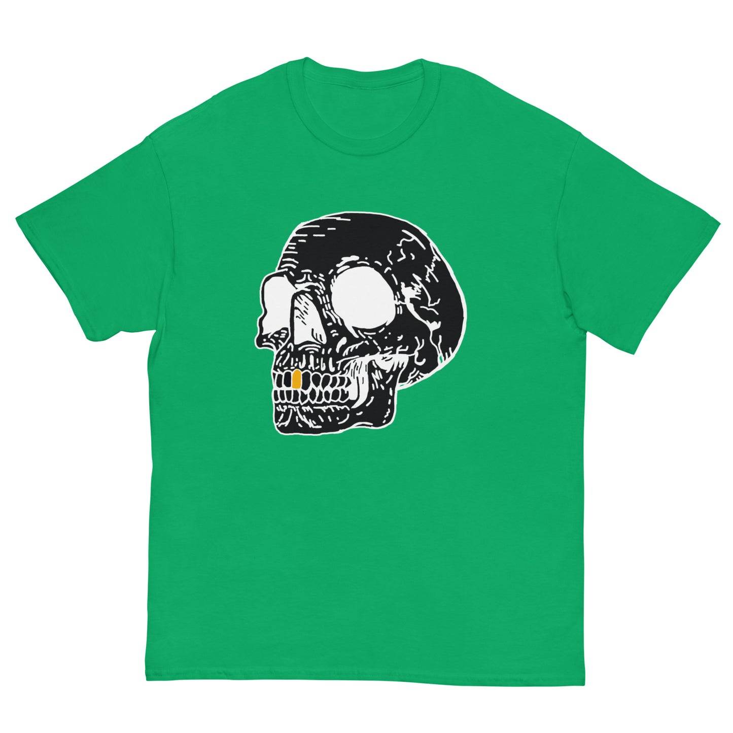 Inverted Gold Tooth Skull Men's classic tee