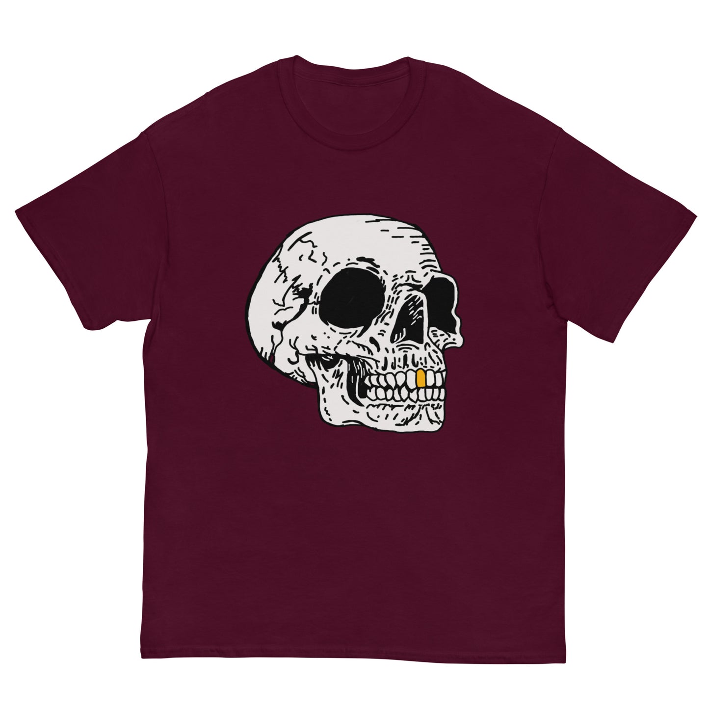 Gold tooth Skull Men's classic tee
