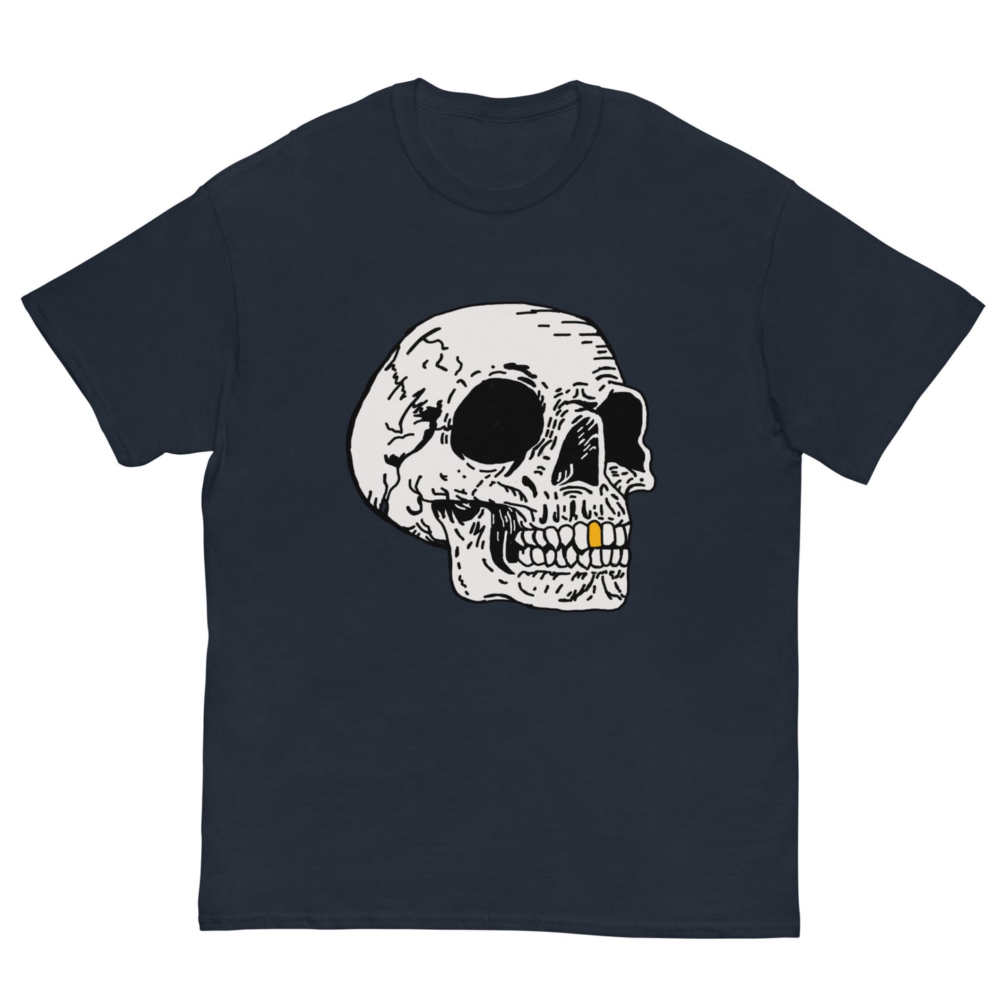 Gold tooth Skull Men's classic tee