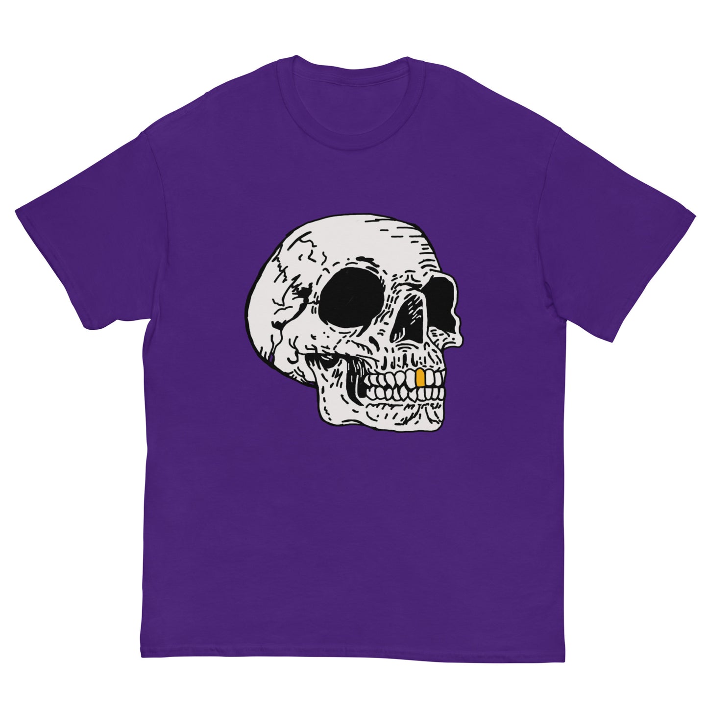 Gold tooth Skull Men's classic tee