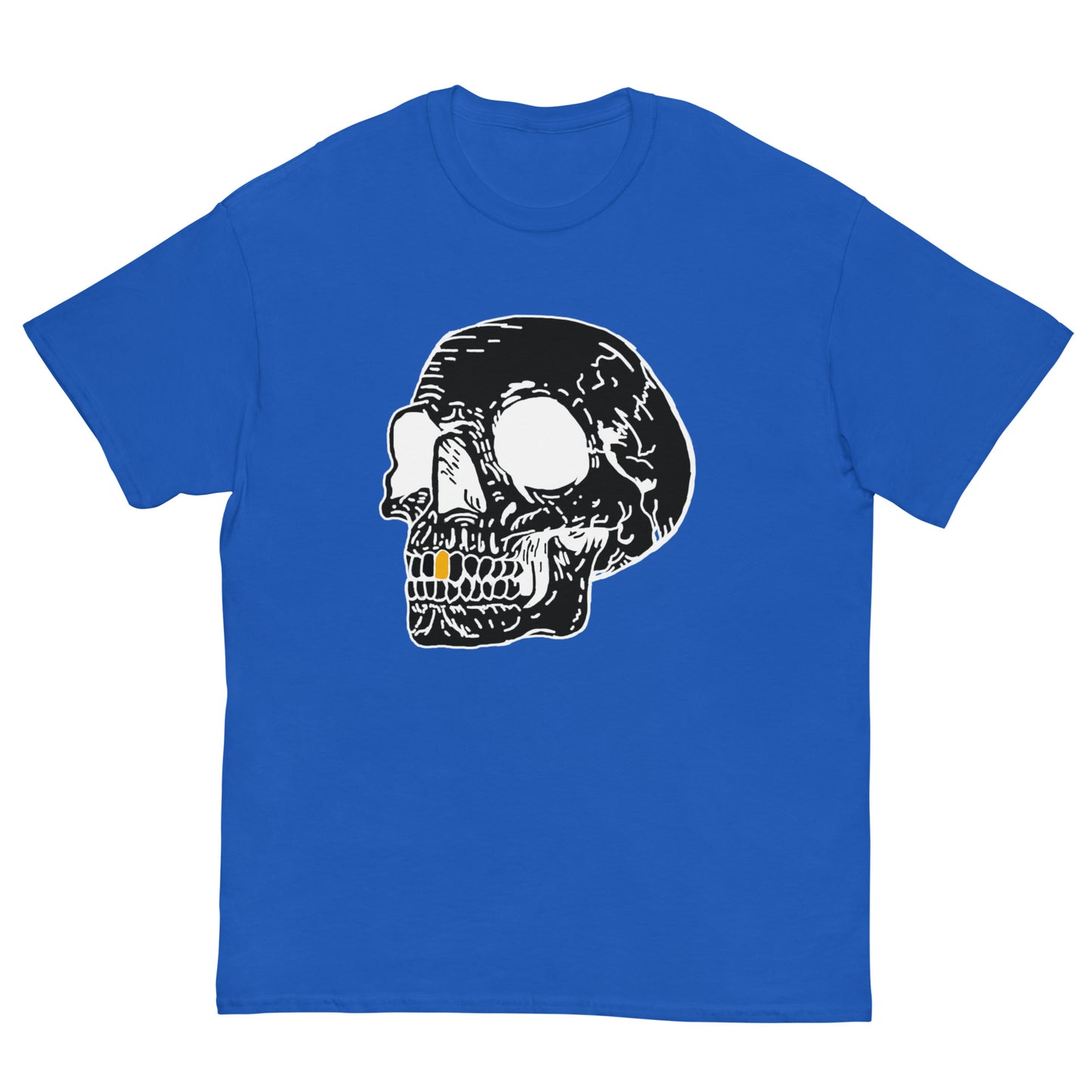 Inverted Gold Tooth Skull Men's classic tee