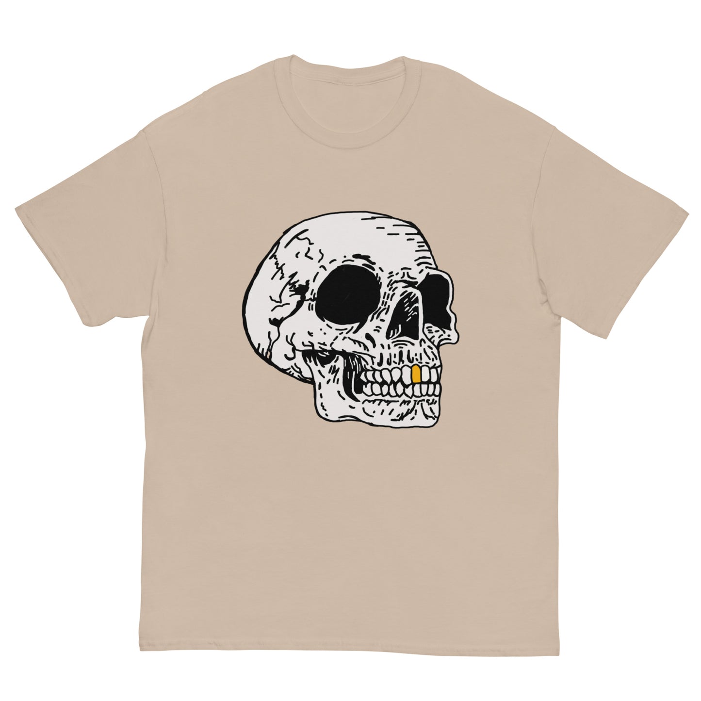 Gold tooth Skull Men's classic tee