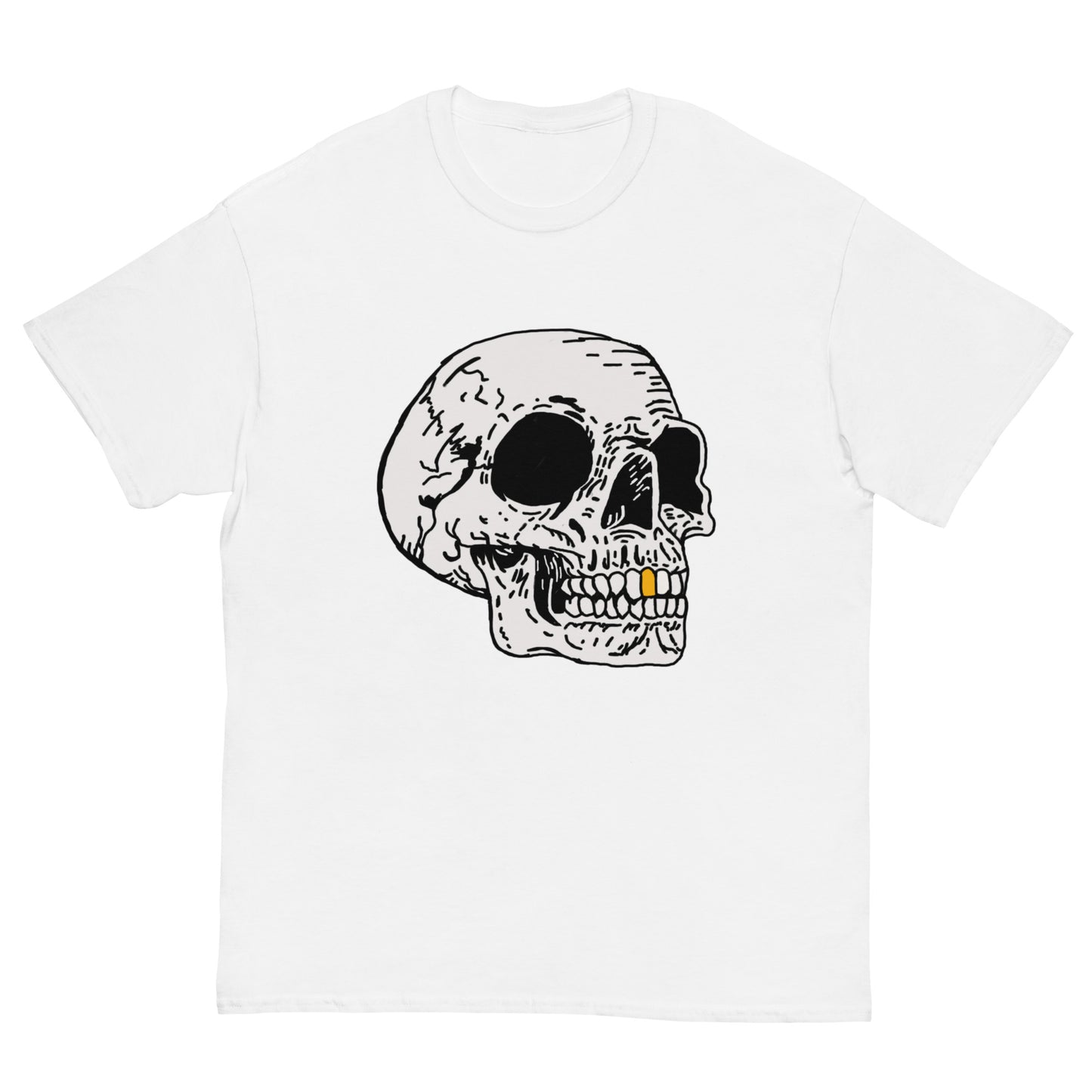 Gold tooth Skull Men's classic tee