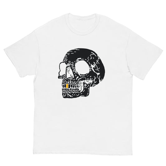 Inverted Gold Tooth Skull Men's classic tee