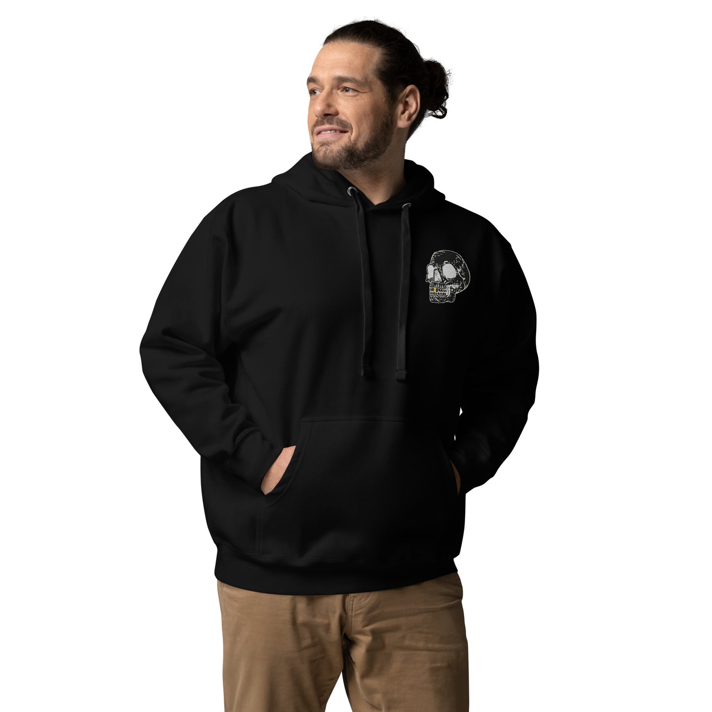 Inverted Gold Tooth Skull Unisex Hoodie