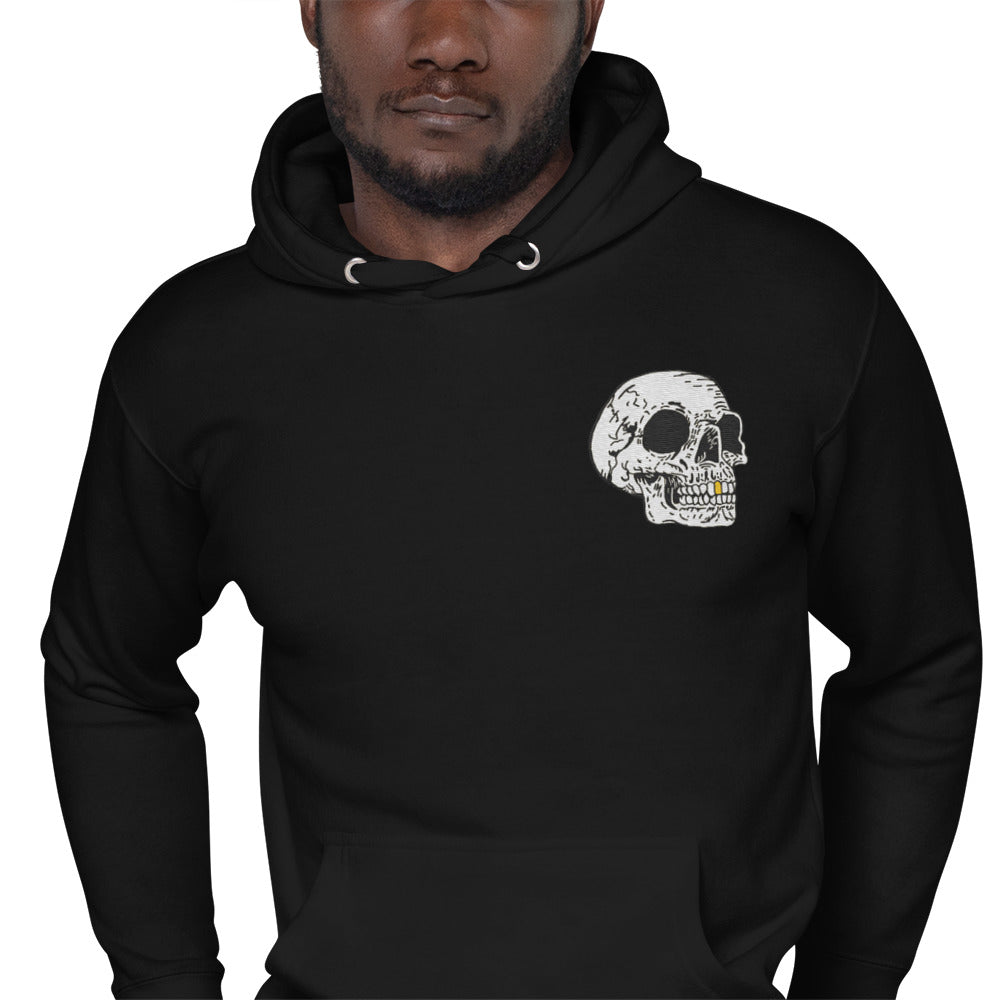 Gold tooth Skull Unisex Hoodie