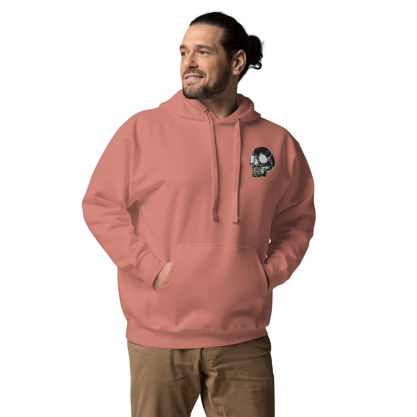Inverted Gold Tooth Skull Unisex Hoodie