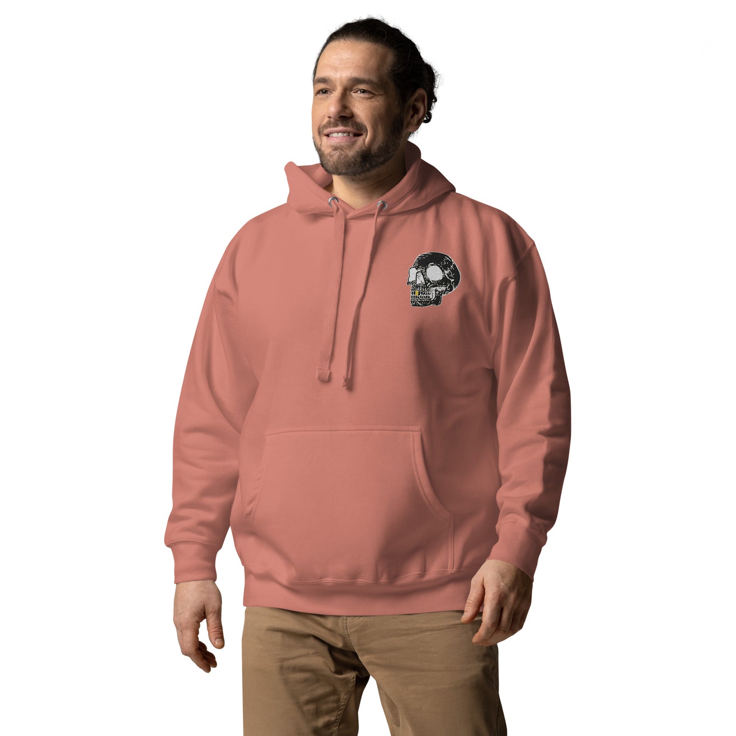 Inverted Gold Tooth Skull Unisex Hoodie