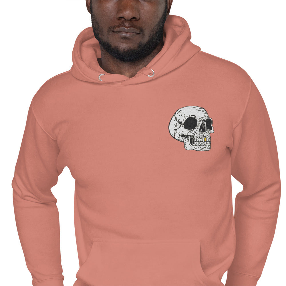Gold tooth Skull Unisex Hoodie