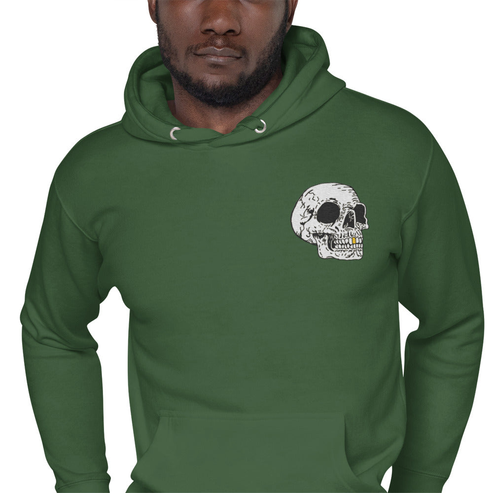 Gold tooth Skull Unisex Hoodie