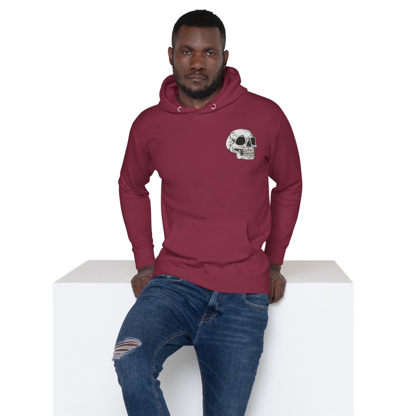Gold tooth Skull Unisex Hoodie