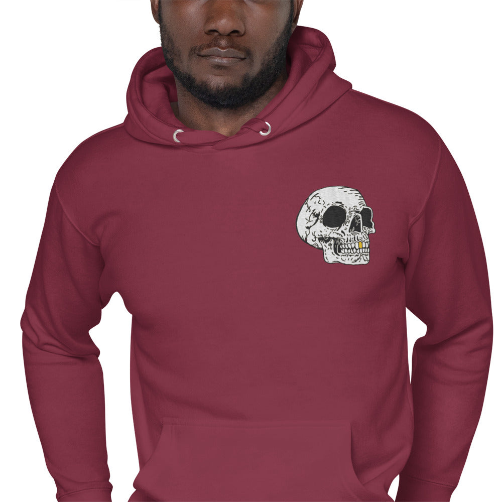 Gold tooth Skull Unisex Hoodie
