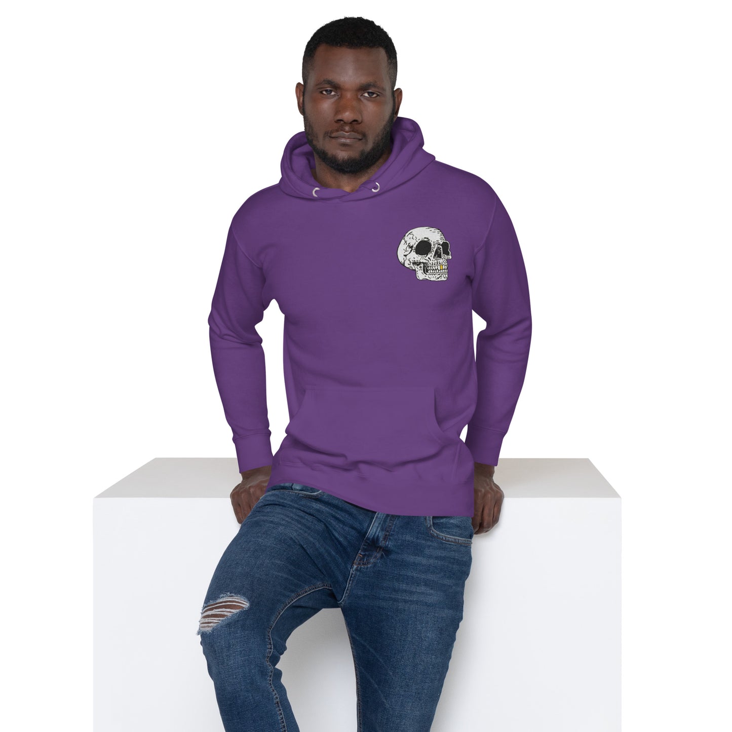 Gold tooth Skull Unisex Hoodie