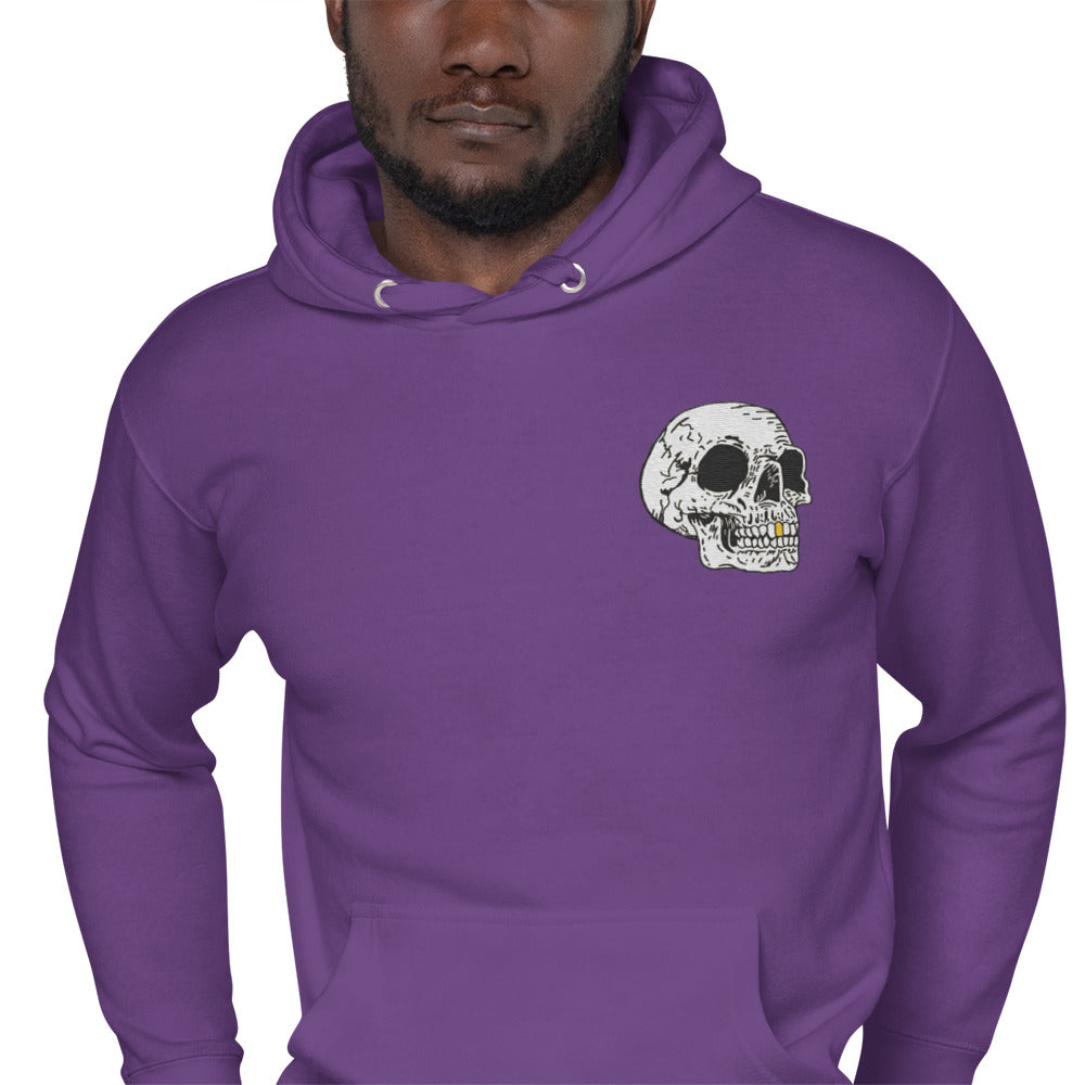 Gold tooth Skull Unisex Hoodie