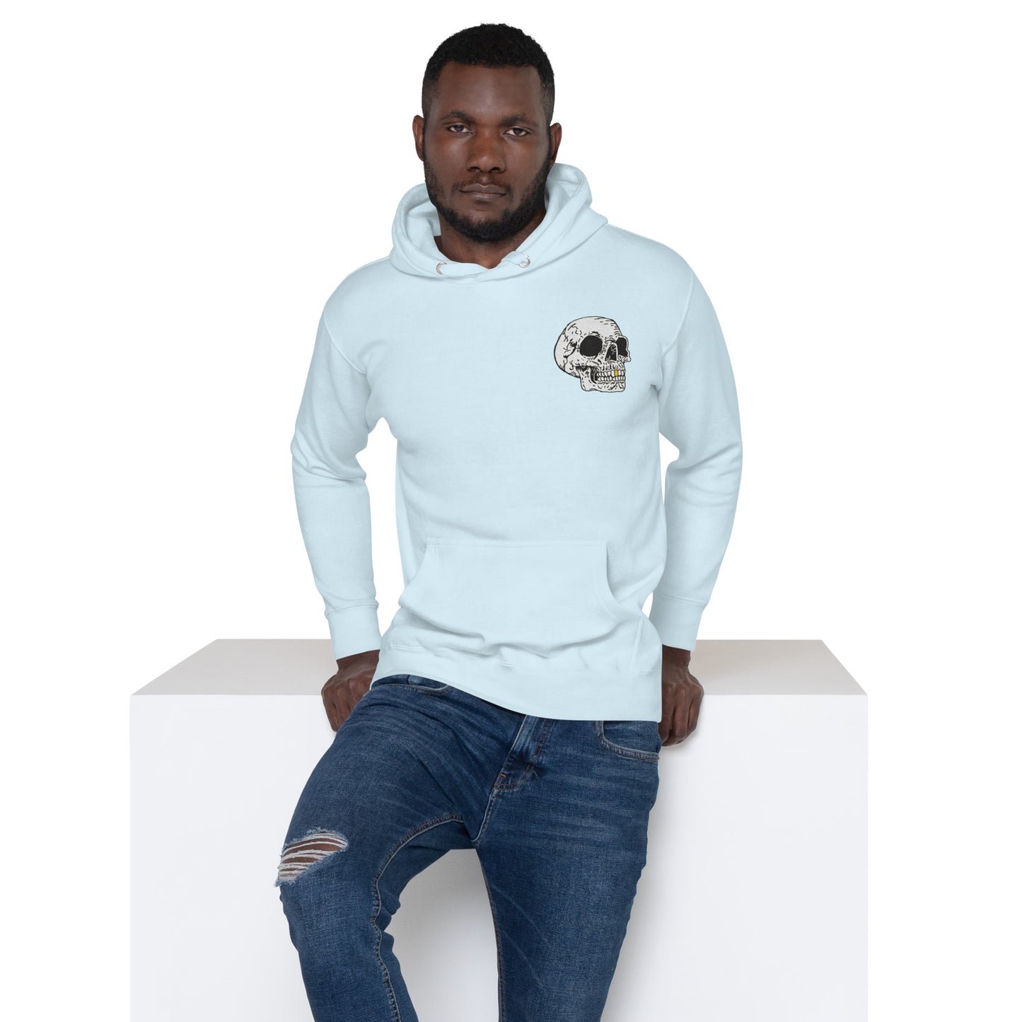 Gold tooth Skull Unisex Hoodie
