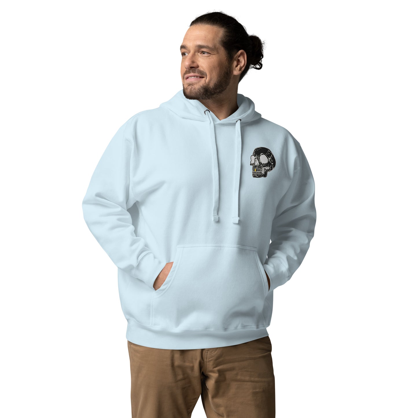 Inverted Gold Tooth Skull Unisex Hoodie