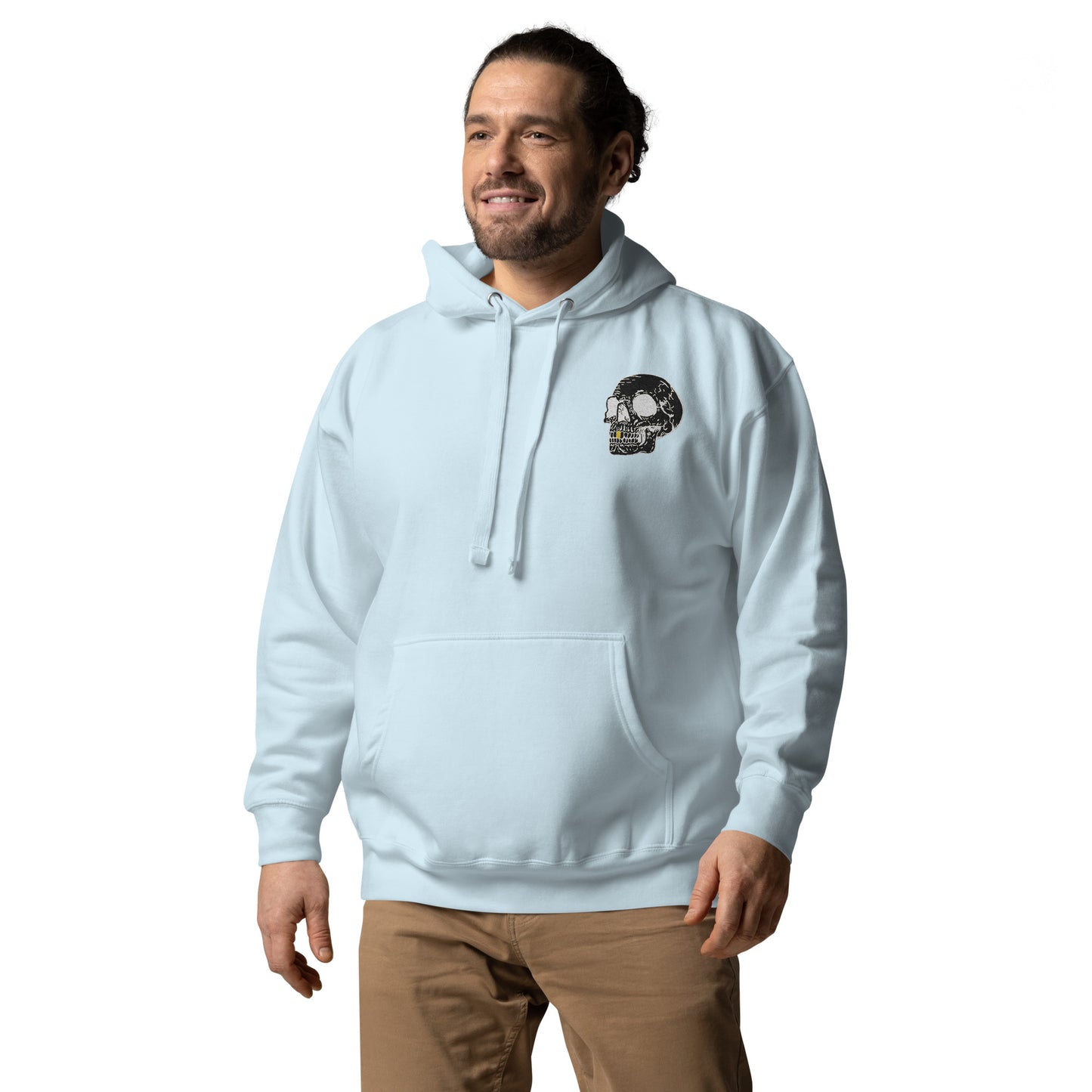 Inverted Gold Tooth Skull Unisex Hoodie