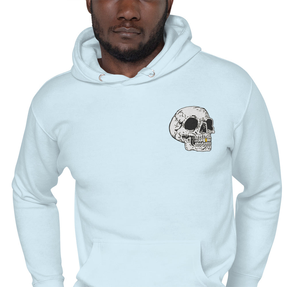 Gold tooth Skull Unisex Hoodie