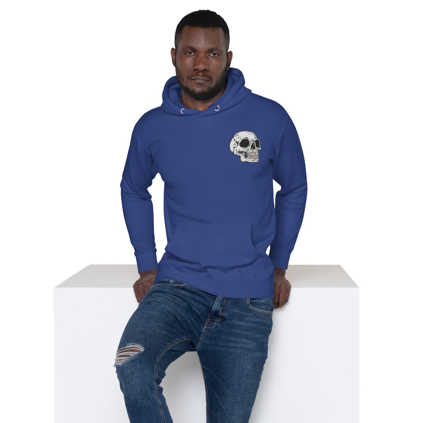 Gold tooth Skull Unisex Hoodie