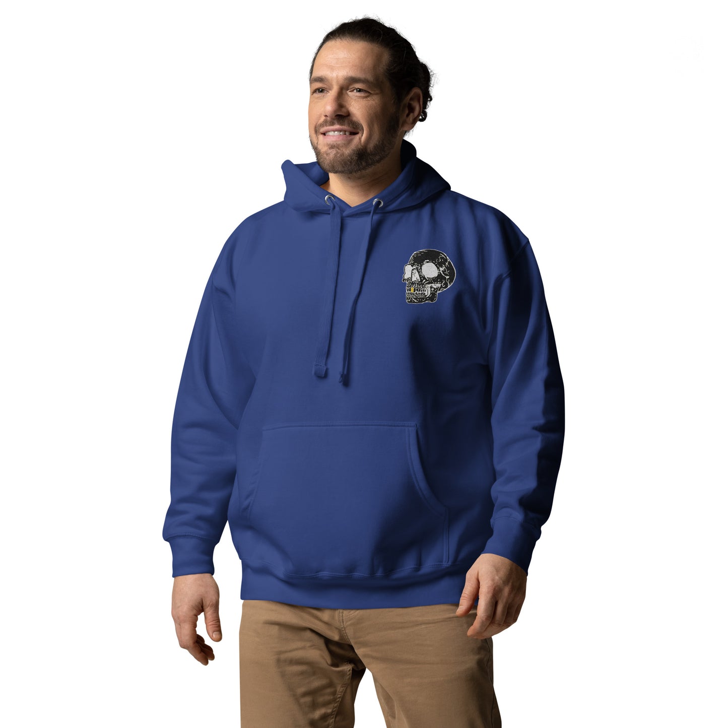 Inverted Gold Tooth Skull Unisex Hoodie