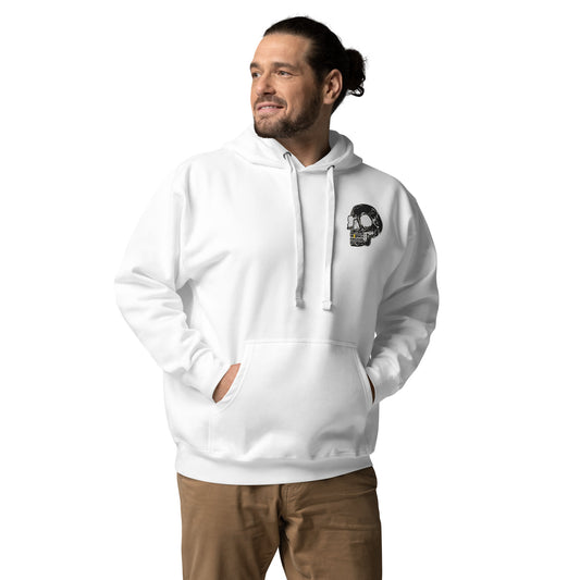 Inverted Gold Tooth Skull Unisex Hoodie