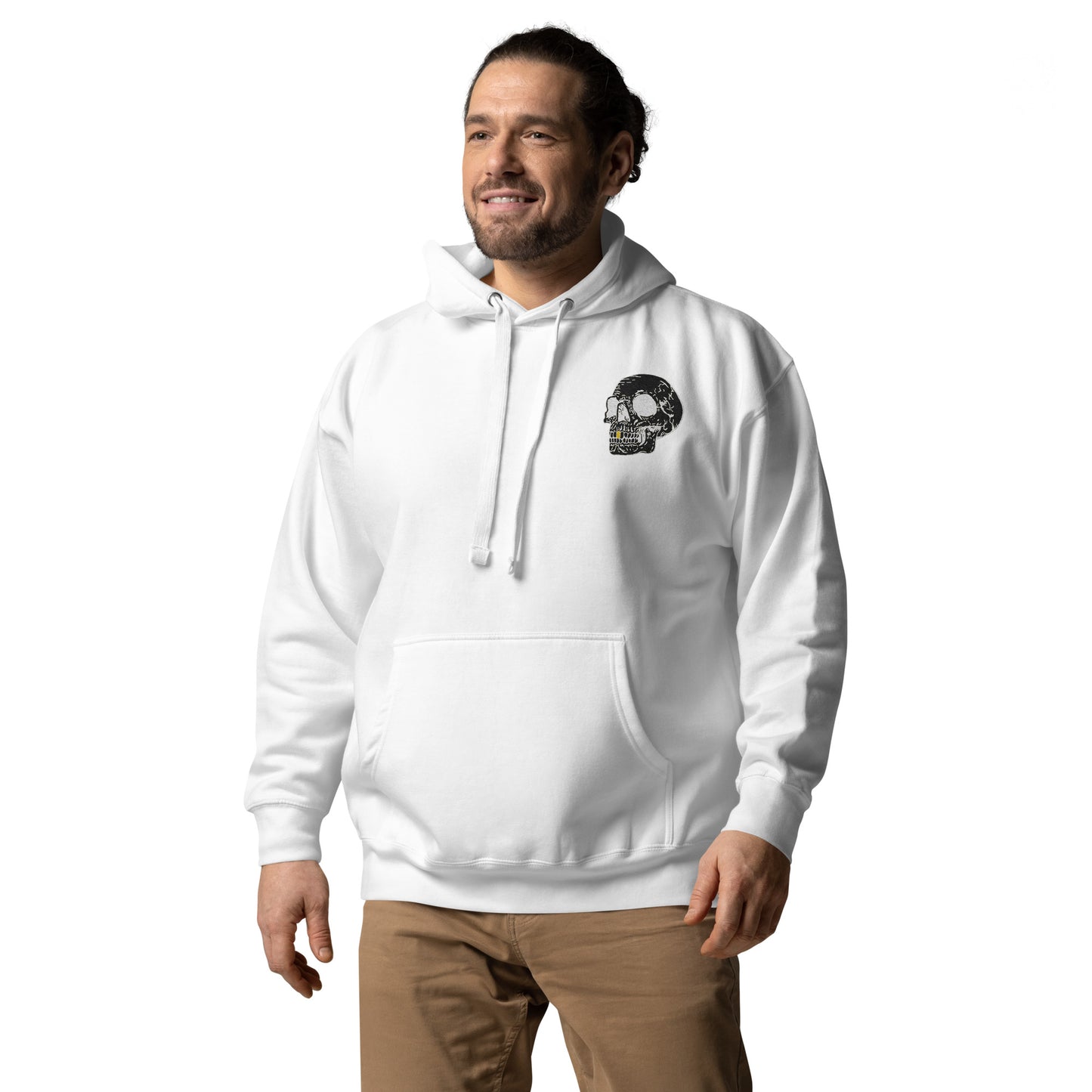 Inverted Gold Tooth Skull Unisex Hoodie