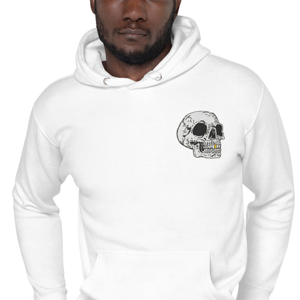 Gold tooth Skull Unisex Hoodie