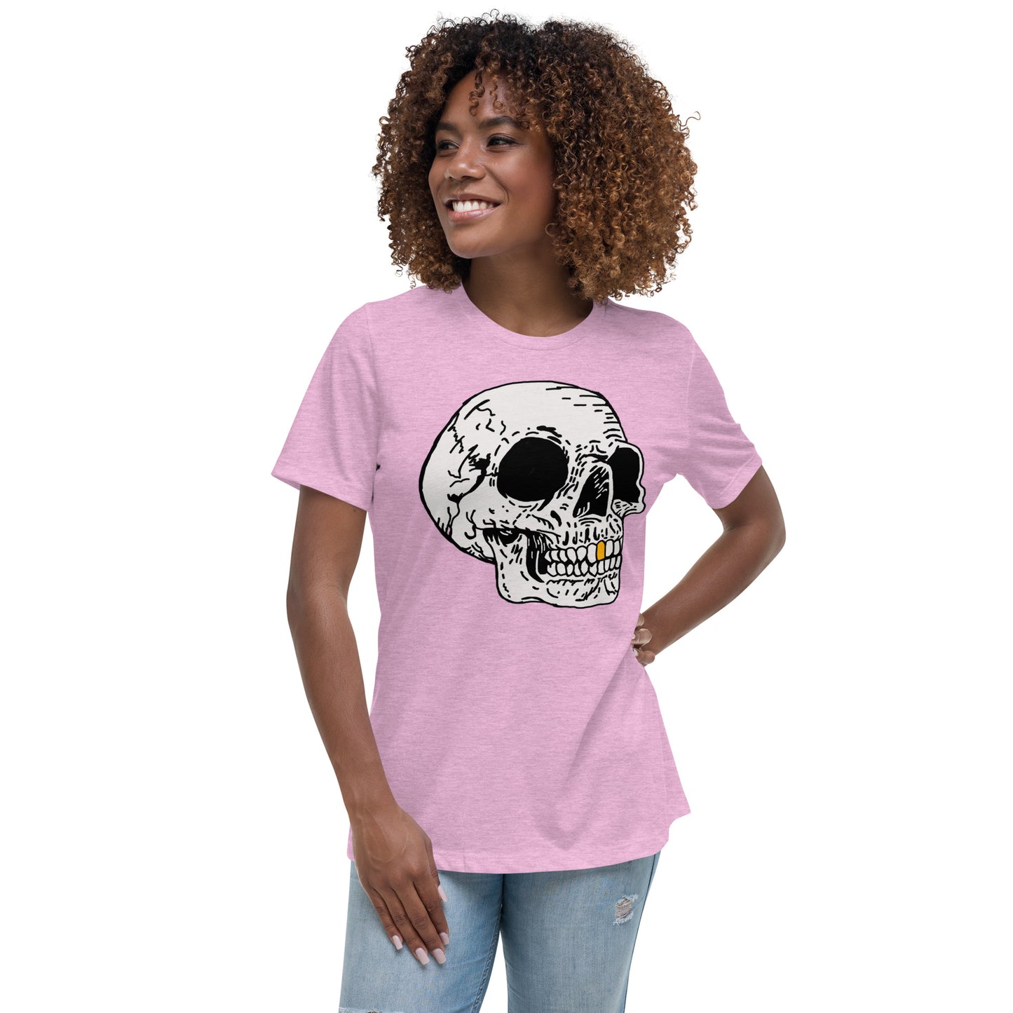 Gold tooth Skull Women's Relaxed T-Shirt